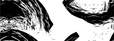 Çatlamış beton tabakasının gergin dokusu. Taş ya da asfalt. grunge yarım ton bir vektör illüstrasyonu