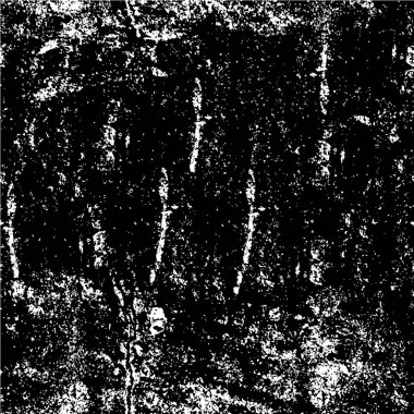 Çatlamış beton tabakasının gergin dokusu. Taş ya da asfalt. grunge yarım ton bir vektör illüstrasyonu