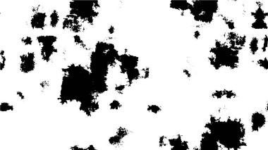 Çatlamış beton tabakasının gergin dokusu. Taş ya da asfalt. grunge yarım ton bir vektör illüstrasyonu