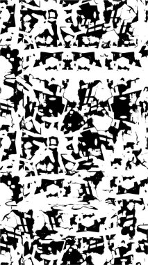 Soyut grunge arkaplanı. Monokrom dokusu. Siyah ve beyaz desenli arkaplan