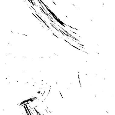 Çatlamış beton tabakasının gergin dokusu. Taş ya da asfalt. grunge yarım ton bir vektör illüstrasyonu