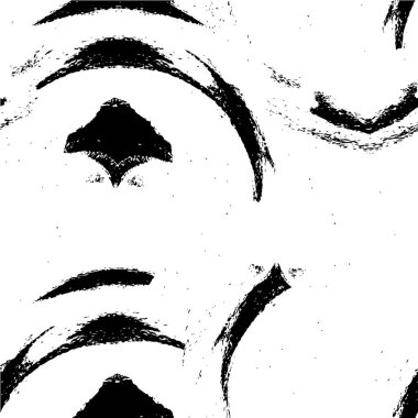 Çatlamış beton tabakasının gergin dokusu. Taş ya da asfalt. grunge yarım ton bir vektör illüstrasyonu