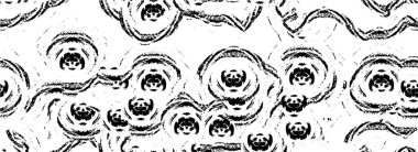 Tek renkli siyah beyaz çizikler, soyut yıpranmış duvar kağıdı.