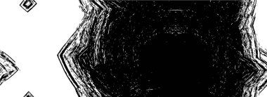 Beyaz ve siyah tonlarda kusursuz soyut desen