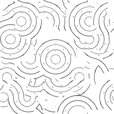 Beyaz ve siyah tonlarda kusursuz soyut desen