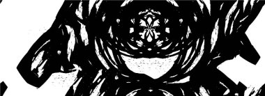 Çiziklerin siyah ve beyaz çizimleri, soyut duvar kağıtları 