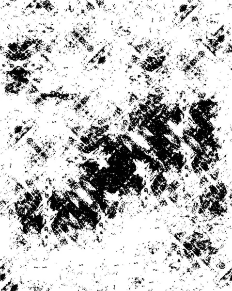 Verstoorde Textuur Zwart Wit Grunge Vector Illustratie Grunge Overlay Lijnen — Stockvector