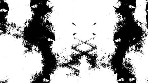 Texture Angosciata Bianco Nero Illustrazione Vettoriale Grunge Sovrapposizione Grunge Linee — Vettoriale Stock