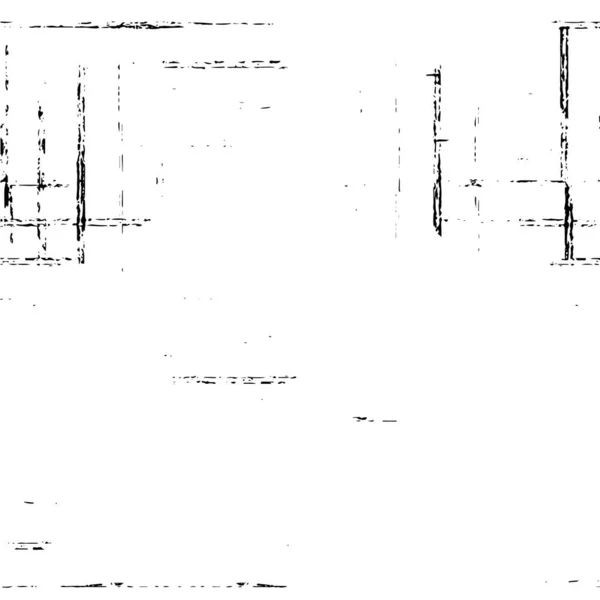 Ztrápená Textura Černobílé Barvě Grunge Vektorová Ilustrace Grunge Overlay Lines — Stockový vektor