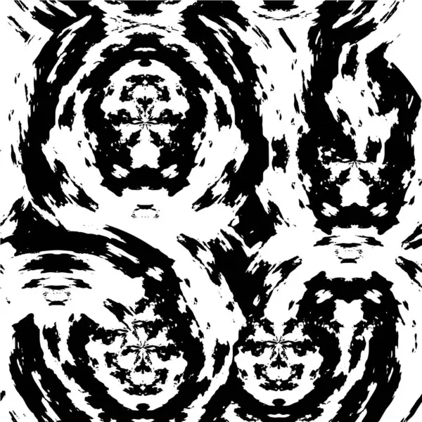 Textura Abstracta Monocromática Imagen Incluyendo Efecto Tonos Blanco Negro — Vector de stock