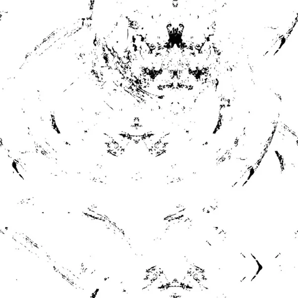 抽象的なグランジの背景 黒と白のテクスチャ — ストックベクタ