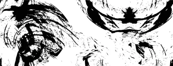 Taches Noires Blanches Avec Rayures Papier Peint Abstrait — Image vectorielle