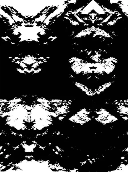 Черно Белые Пятна Царапинами Абстрактные Обои — стоковый вектор