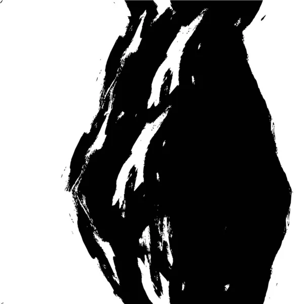Zwart Witte Vlekken Met Krassen Abstract Behang — Stockvector