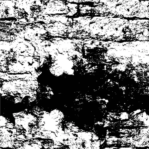 Tek Renkli Siyah Beyaz Çizikler Soyut Yıpranmış Duvar Kağıdı — Stok Vektör