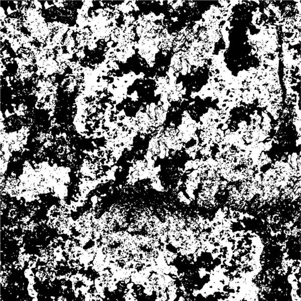 Monochrome Schwarz Weiße Kratzer Abstrakte Verwitterte Tapeten — Stockvektor