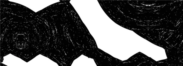 Oppervlak Met Zwart Witte Vlekken Abstract Verweerd Behang — Stockvector