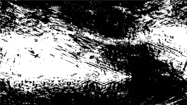 Oberfläche Mit Schwarzen Und Weißen Flecken Abstrakte Verwitterte Tapeten — Stockvektor