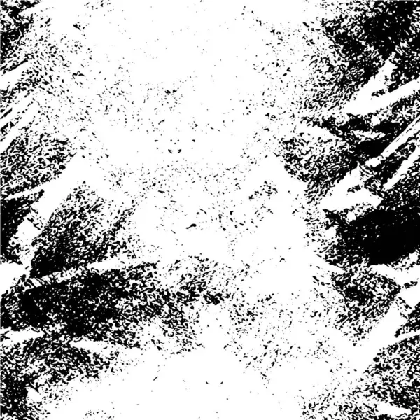 黑白相间的划痕 混凝土表面的遇险油漆 — 图库矢量图片