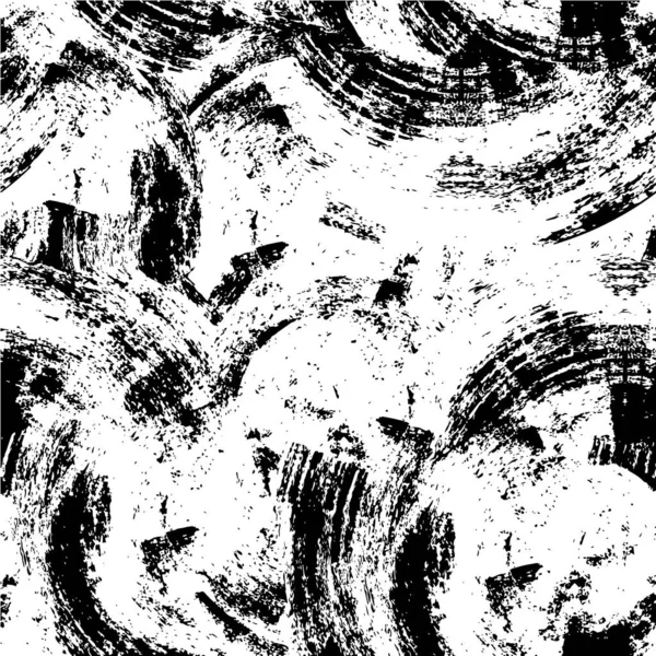 Bedrängte Betonoberfläche Schwarz Weiße Kratzer Abstrakte Verwitterte Tapeten — Stockvektor