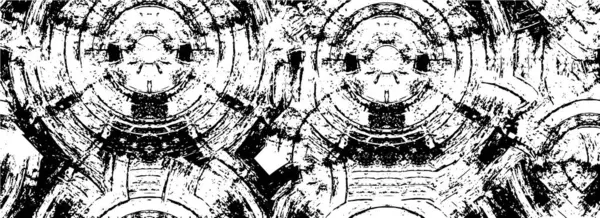 Черно Белая Иллюстрация Царапин Абстрактные Обои — стоковый вектор