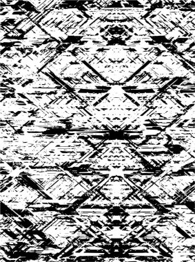 Soyut monokrom deseni. Pis çizikler, sıkıntılı siyah beyaz arka plan boyası. 