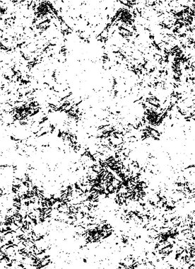 Soyut monokrom deseni. Pis çizikler, sıkıntılı siyah beyaz arka plan boyası. 