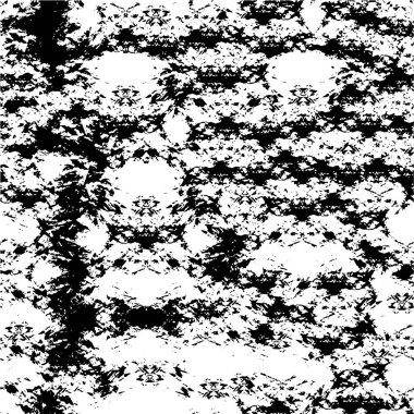 Soyut monokrom deseni. Pis çizikler, sıkıntılı siyah beyaz arka plan boyası. 