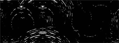 Grunge üst üste biniyor. Soyut siyah-beyaz vektör arkaplanı. Çatlak, leke ve noktalarda kirli desenli tek renkli klasik yüzey. Karanlık korku tarzında eski bir duvar.