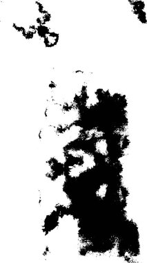 Grunge üst üste biniyor. Soyut siyah-beyaz vektör arkaplanı. Çatlak, leke ve noktalarda kirli desenli tek renkli klasik yüzey. Karanlık korku tarzında eski bir duvar.