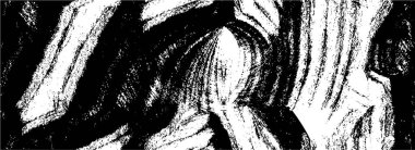 Grunge üst üste biniyor. Soyut siyah-beyaz vektör arkaplanı. Çatlak, leke ve noktalarda kirli desenli tek renkli klasik yüzey. Karanlık korku tarzında eski bir duvar.