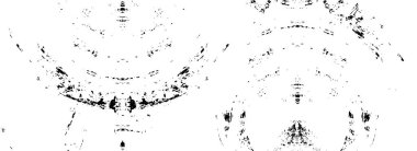 Grunge üst üste biniyor. Soyut siyah-beyaz vektör arkaplanı. Çatlak, leke ve noktalarda kirli desenli tek renkli klasik yüzey. Karanlık korku tarzında eski bir duvar.