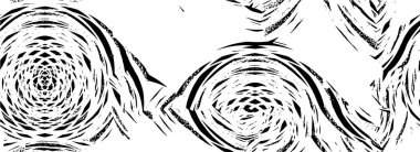 Grunge üst üste biniyor. Soyut siyah-beyaz vektör arkaplanı. Çatlak, leke ve noktalarda kirli desenli tek renkli klasik yüzey. Karanlık korku tarzında eski bir duvar.