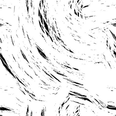 Grunge üst üste biniyor. Soyut siyah-beyaz vektör arkaplanı. Çatlak, leke ve noktalarda kirli desenli tek renkli klasik yüzey. Karanlık korku tarzında eski bir duvar.