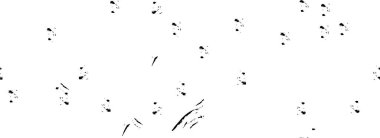 Grunge üst üste biniyor. Soyut siyah-beyaz vektör arkaplanı. Çatlak, leke ve noktalarda kirli desenli tek renkli klasik yüzey. Karanlık korku tarzında eski bir duvar.