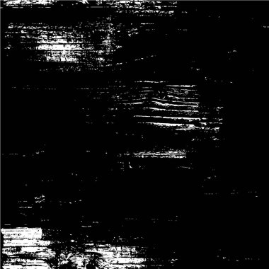 Grunge üst üste biniyor. Soyut siyah-beyaz vektör arkaplanı. Çatlak, leke ve noktalarda kirli desenli tek renkli klasik yüzey. Karanlık korku tarzında eski bir duvar.