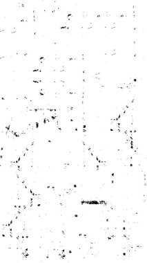 Grunge üst üste biniyor. Soyut siyah-beyaz vektör arkaplanı. Çatlak, leke ve noktalarda kirli desenli tek renkli klasik yüzey. Karanlık korku tarzında eski bir duvar.