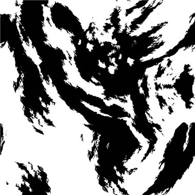 Grunge üst üste biniyor. Soyut siyah-beyaz vektör arkaplanı. Çatlak, leke ve noktalarda kirli desenli tek renkli klasik yüzey. Karanlık korku tarzında eski bir duvar.