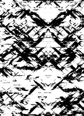 Web tasarımı için siyah ve beyaz soyut illüstrasyon