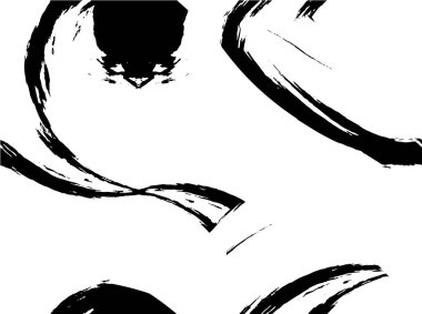 Web tasarımı için siyah ve beyaz soyut illüstrasyon