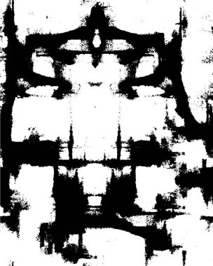 Web tasarımı için siyah ve beyaz soyut illüstrasyon