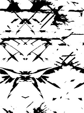 tasarım ve dekorasyon için monokrom soyut desen