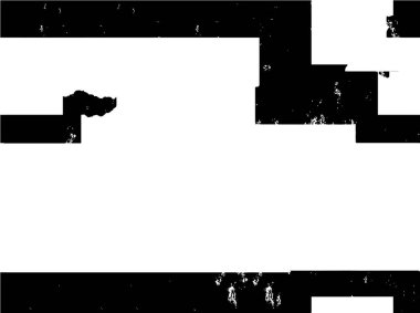 Vektör grunge dokusu. Siyah beyaz arka plan. Soyut monokrom resim koyu tonlarda solmuş bir efekt içerir