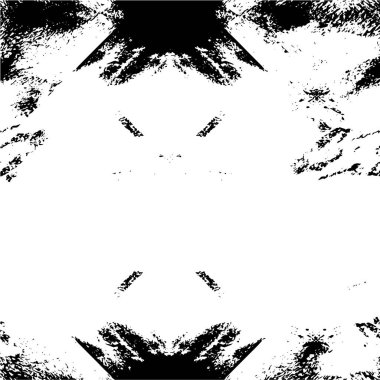 Koyu Grunge Geometrik Deseni