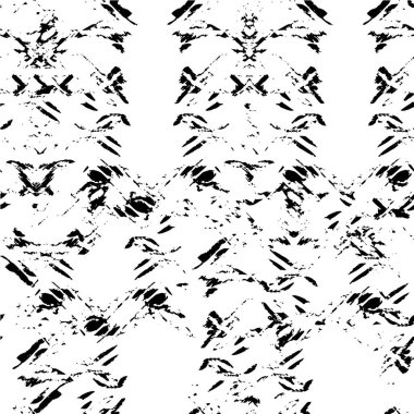 soyut elementlere sahip siyah ve beyaz desenli