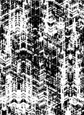 Sıkıntılı siyah beyaz grunge dokusu