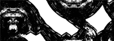 Soyut mürekkep arkaplanı. Mermer tarzı. Beyaz kağıda siyah boya dokusu. Ağ ve oyun tasarımı için duvar kağıdı. Grunge çamur sanatı. resim