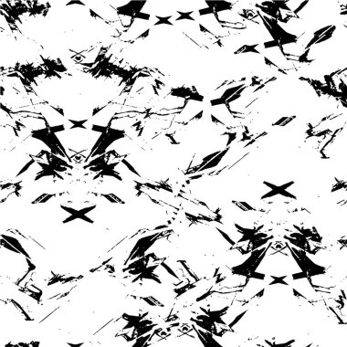 Uçan kuşlarla kusursuz siyah beyaz arka plan