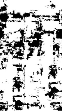 Vektör grunge dokusu. Siyah beyaz arka plan. Soyut monokrom resim koyu tonlarda solmuş bir efekt içerir