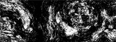 Çizik ve çiziklerle dolu siyah beyaz bir arka plan. Soyut vektör illüstrasyonu.